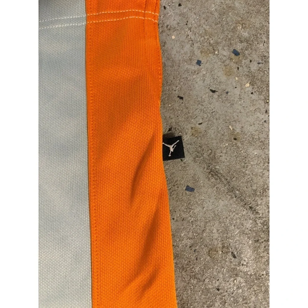 Y2K Jordan Brand 20th Anniversary Basketball Jersey XL White Orange‎ 23 Mesh